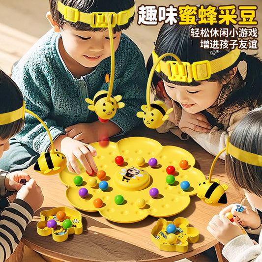 T018 益智早教磁性采珠玩具 4人装